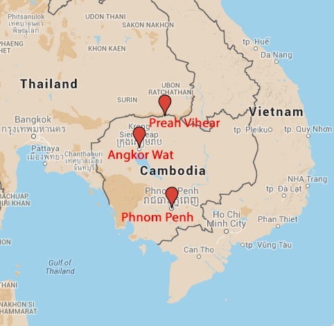 Preah Vihear Map