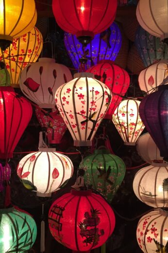 Colourful lanterns in Hoi An, Vietnam