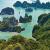 Vietnam - Halong Bay - Aerial View - Stock
