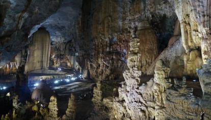Inside Paradise Cave at Phong Nha