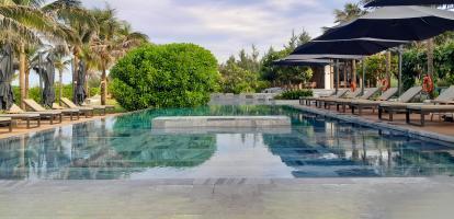 Swimming pool at Maia resort, Quy Nhon, Vietnam