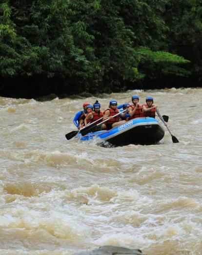 Rafting on the Padas River near Kota Kinabalu