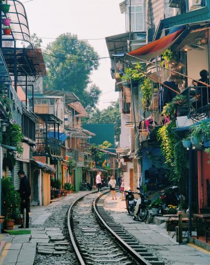 Hanoi's train street