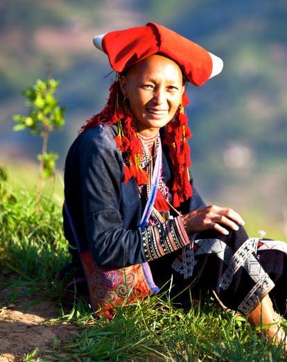 Red Dao lady in Northern Vietnam