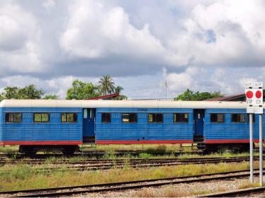 Train in North Borneo